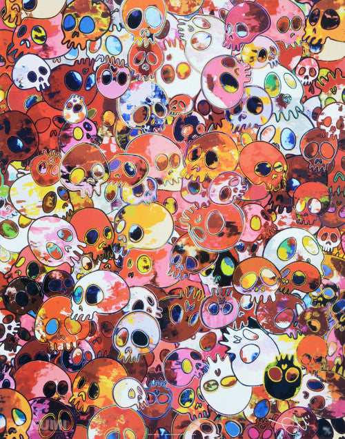 Skulls Mcrst 1962 by Takashi Murakami, 2011 offset print