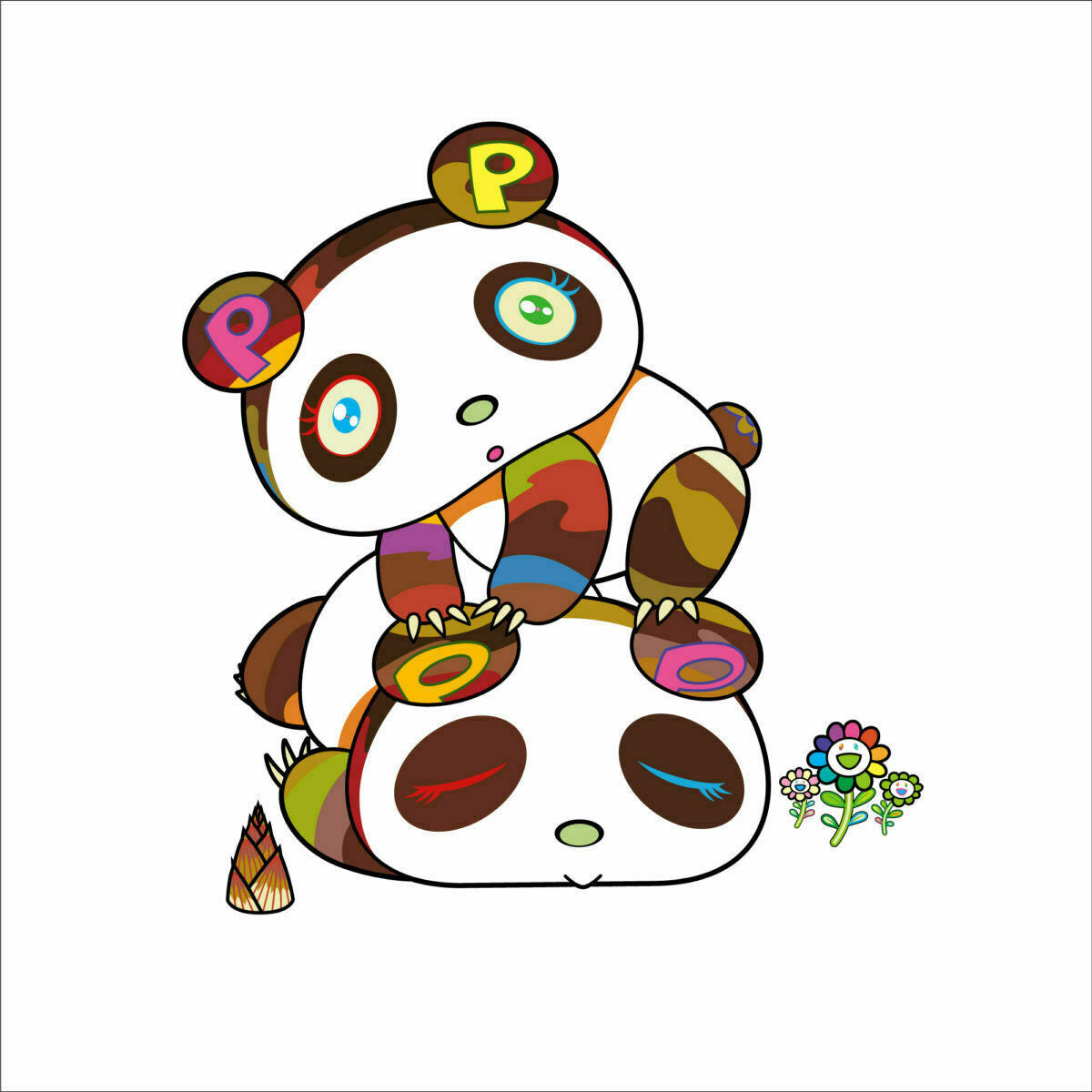 Panda Hoyoyo, Suyasuya by Takashi Murakami, silkscreen edition