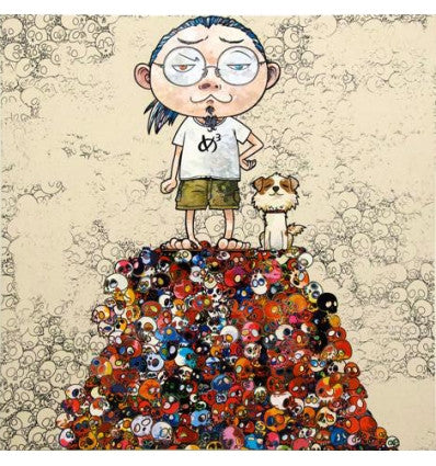 POM & ME: ON THE RED MOUND OF THE DEAD BY TAKASHI MURAKAMI
