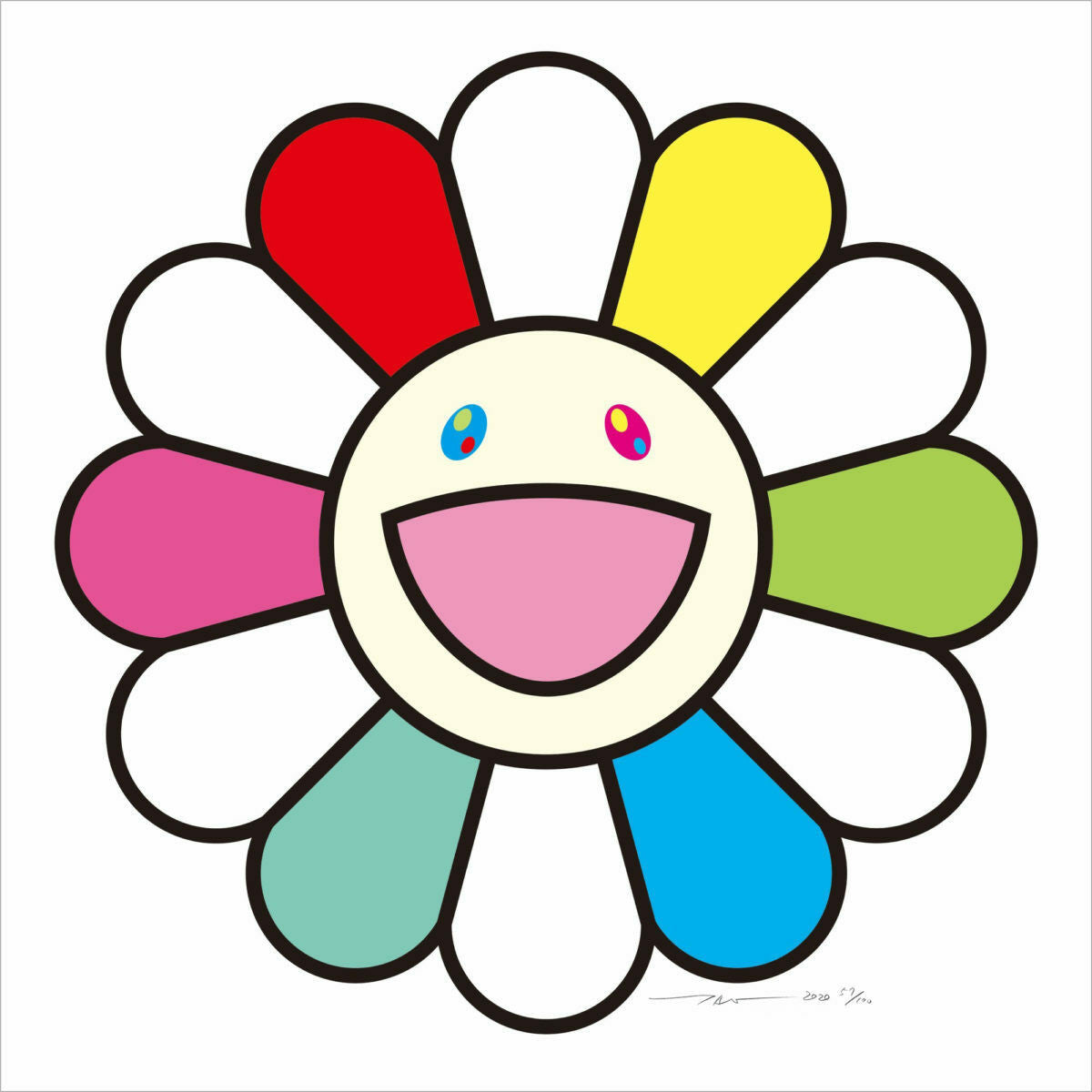 Smiley Days with Ms Flower to You by Takashi Murakami, silkscreen edition