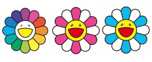 Smiley (Set of 3) by Takashi Murakami, silkscreen edition