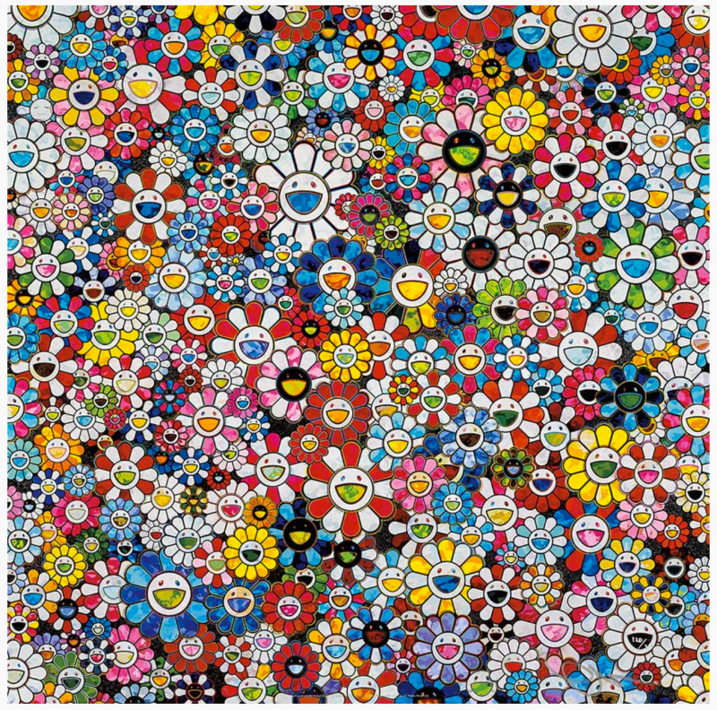 THE FUTURE WILL BE FULL OF SMILE! FOR SURE!  BY TAKASHI MURAKAMI