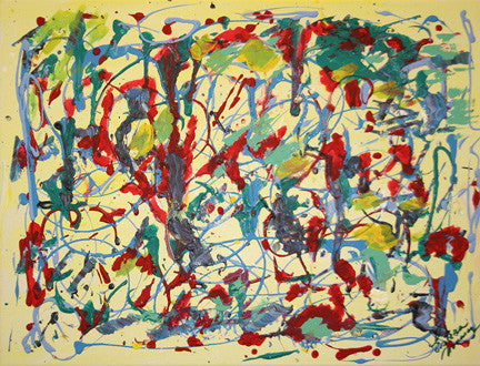 Parrot Jungle by Estera Nanassy, 2013 acrylic on canvas