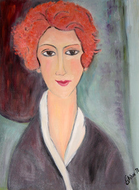 Portrait of a Woman II by Estera Nanassy, 2012 oil on canvas