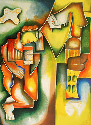 Love Blends by Alexandra Nechita, 2010 lithograph