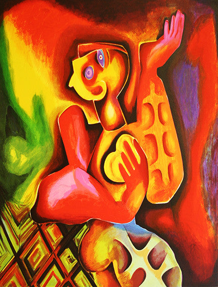 You Own My Heart by Alexandra Nechita, 2010 lithograph