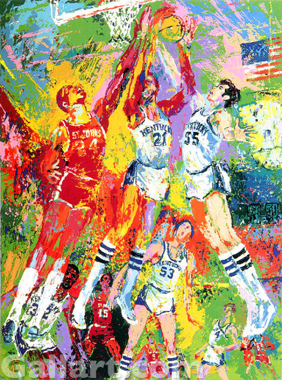 Kentucky Wildcats by Leroy Neiman, 1978 serigraph