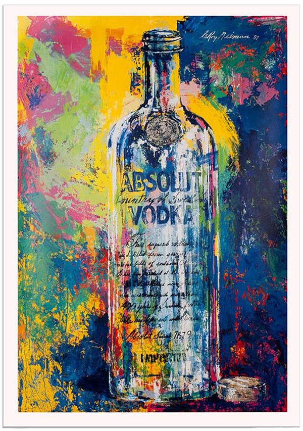 ABSOLUT VODKA (SIGNED) BY LEROY NEIMAN