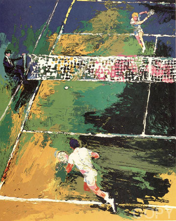 Blood Tennis by Leroy Neiman