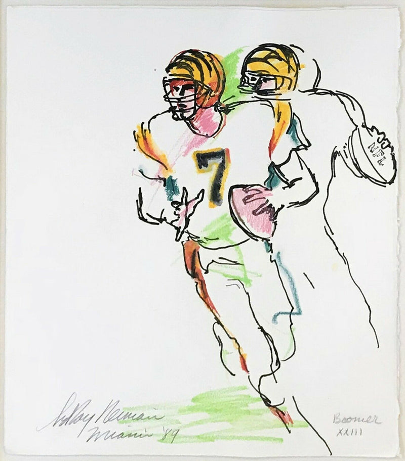 Boomer XXIII by Leroy Neiman, 1989 drawing on paper