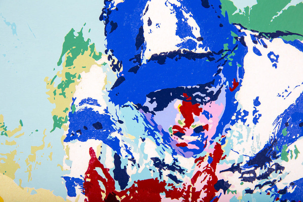 The Finish by Leroy Neiman, 1974 serigraph on paper
