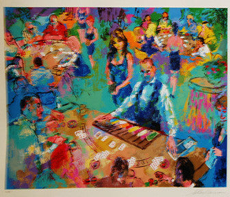 High Stakes Blackjack-vegas by Leroy Neiman, serigraph