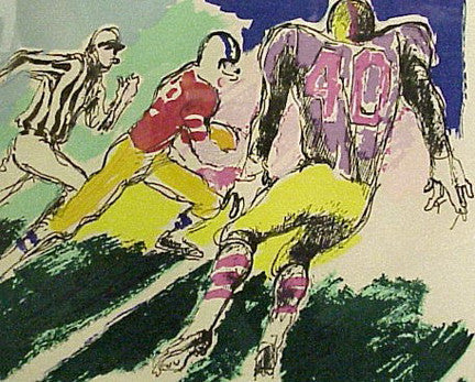 Open Runner by Leroy Neiman, 1995 photo-etching, serigraph