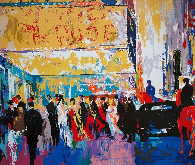 Opening Night on Broadway by Leroy Neiman