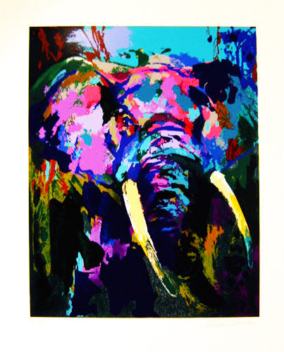 Portrait of an Elephant by Leroy Neiman