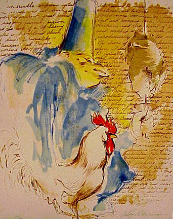 Punchinello with Text by Leroy Neiman, 1972 lithograph