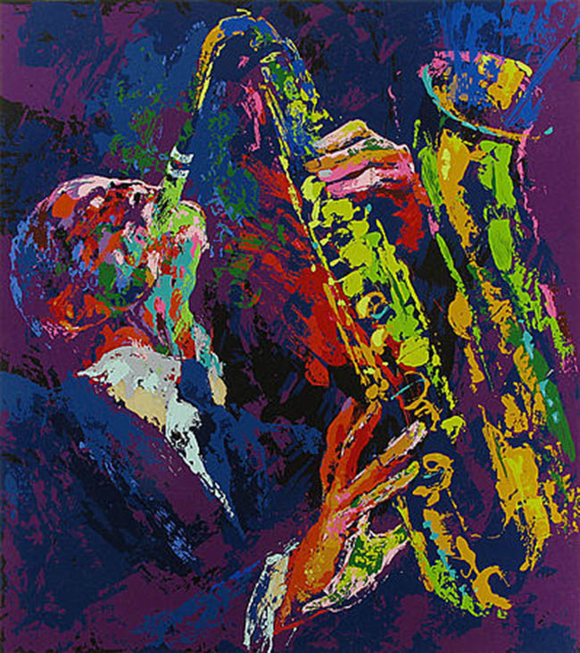 Sax Man by Leroy Neiman