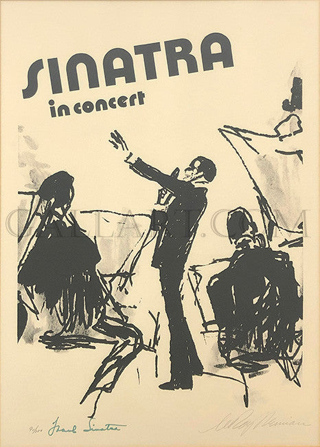 Sinatra in Concert by Leroy Neiman, lithograph