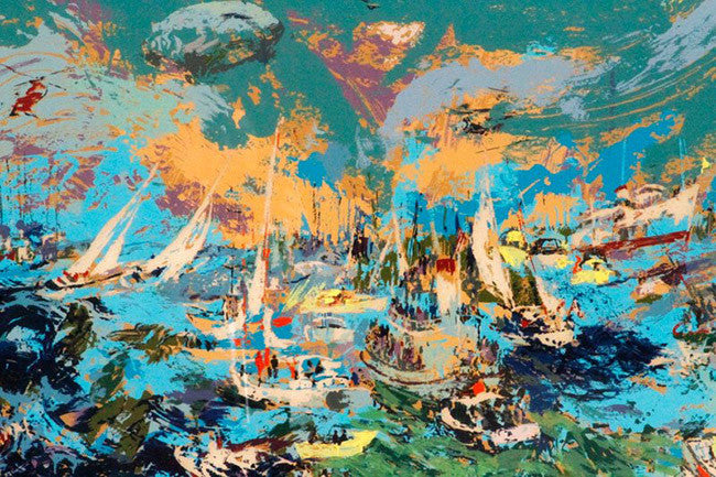 Spectator's Fleet - American's Cup by Leroy Neiman