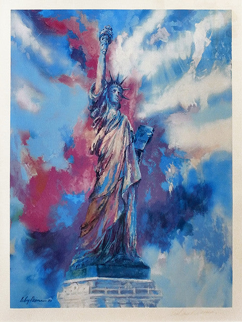 Statue of Liberty by Leroy Neiman, 1985 poster