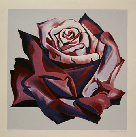 Purple Rose by Lowell Nesbitt, 1980 lithograph