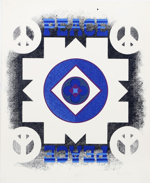 Peace from the Peace Portfolio) by George Ortman by Artists Misc., 1970 lithograph — detail 2