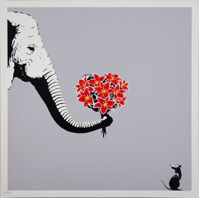 Love Hurts by Outis by Artists Misc., 2014 screen print