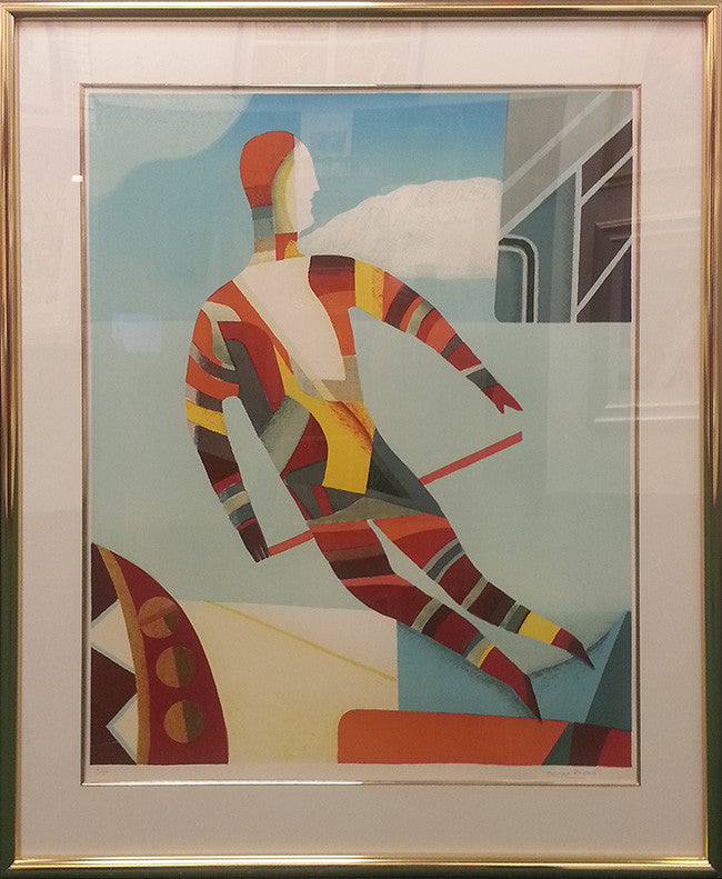 Magic Man by Max Papart, 1985 lithograph