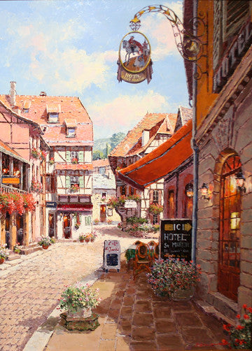 Bergheim by Sam Park, oil on canvas