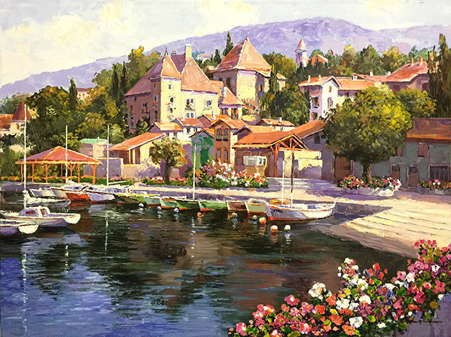 Savoi, Spain by Sam Park, giclee on canvas