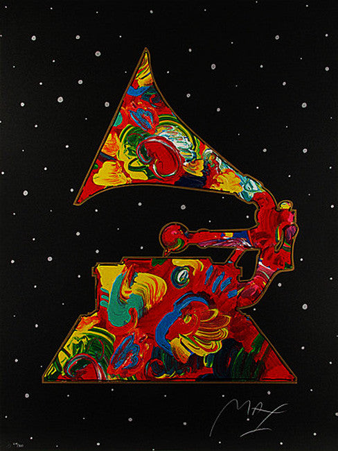 Grammy by Peter Max, 1991 serigraph