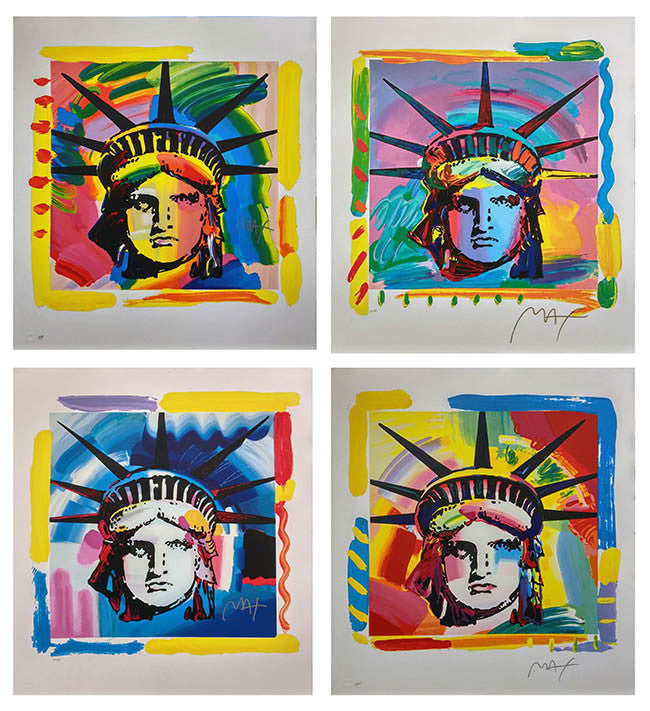 LIBERTY SUITE (SUITE OF 4) BY PETER MAX