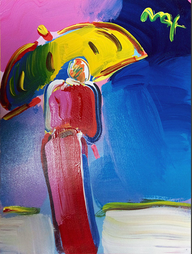SAGE WITH UNBRELLA BY PETER MAX