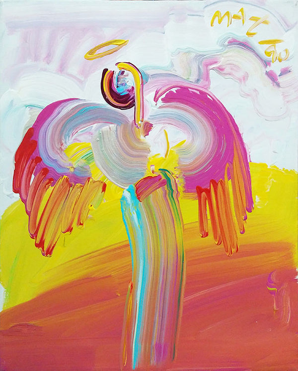 ANGEL ASCENDING (1990'S) BY PETER MAX
