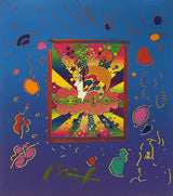 DIFFERENT DRUMMERS (OVERPAINT) BY PETER MAX