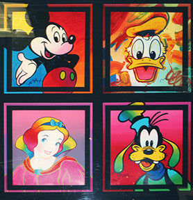 Disney Suite with Double Bleed Frame) by Peter Max, serigraph