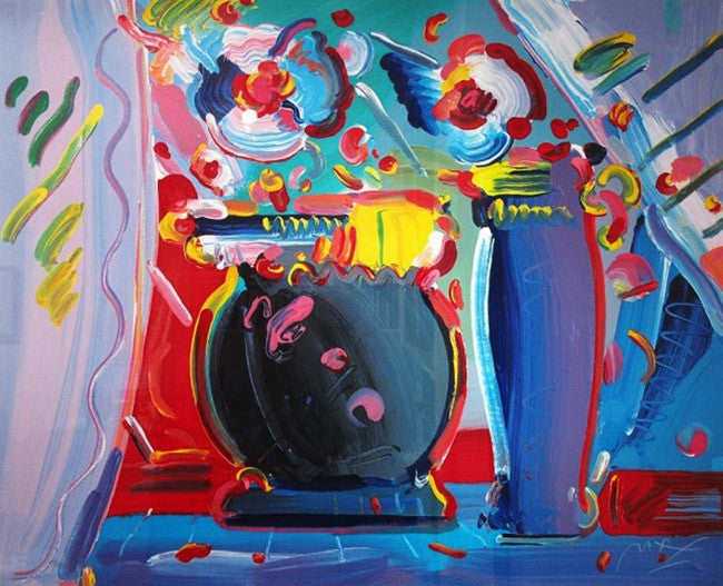 FLOWER BLOSSOM III BY PETER MAX