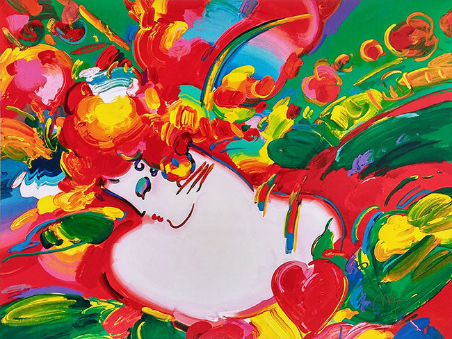 Flower Blossom Lady I by Peter Max, 1993 serigraph