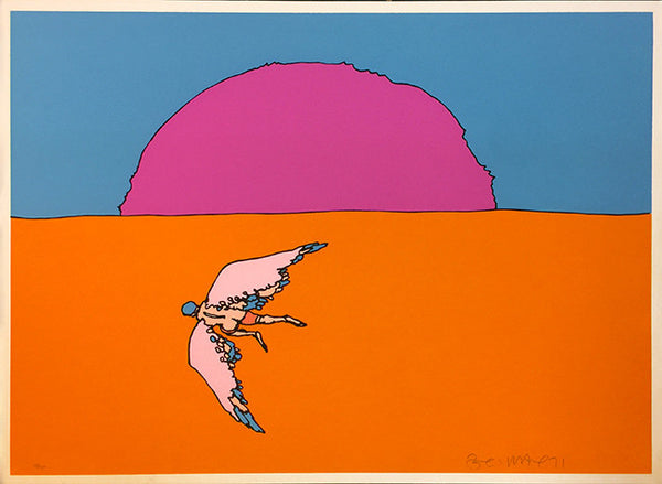 GOING HOME (1970'S) BY PETER MAX