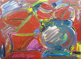GREEN VASE BY PETER MAX