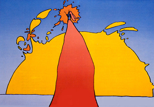 His Own Eclipse by Peter Max, 1978 serigraph
