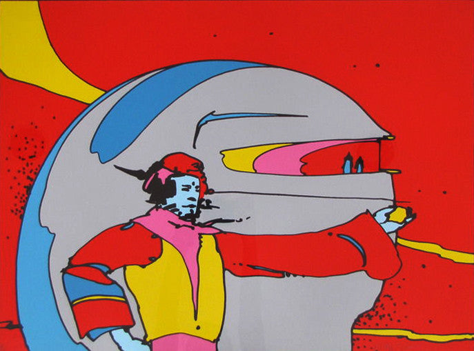 In Space by Peter Max, serigraph