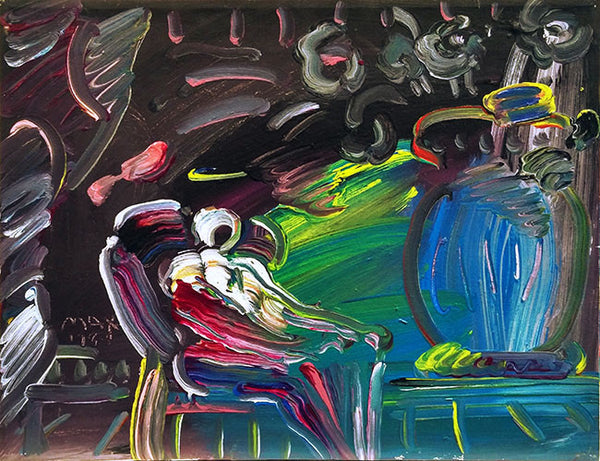 LIVING ROOM (DARK) BY PETER MAX