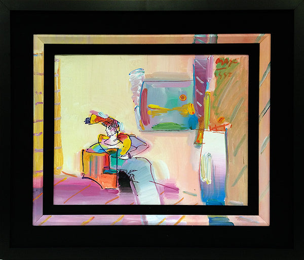 LIVING ROOM (WOMAN) BY PETER MAX