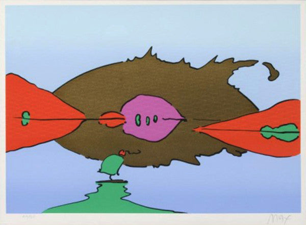 MOONSCAPE II BY PETER MAX