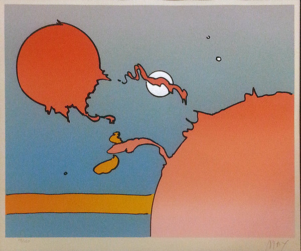 MOONSCAPE I BY PETER MAX