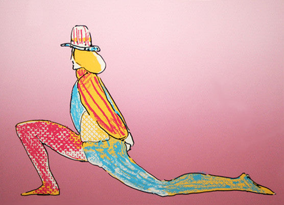 PERFORMER WITH HAT BY PETER MAX