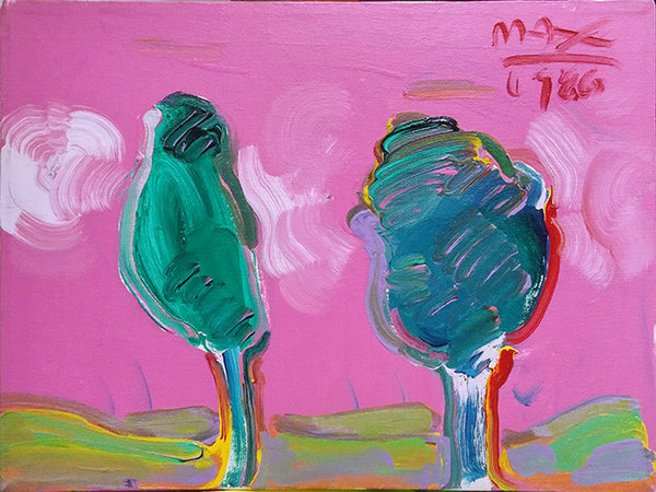 PINK SKY BY PETER MAX