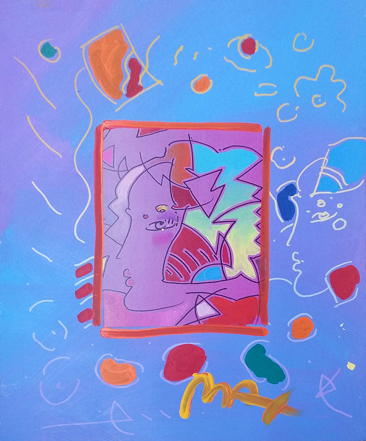 PROFILE (OVERPAINT) BY PETER MAX