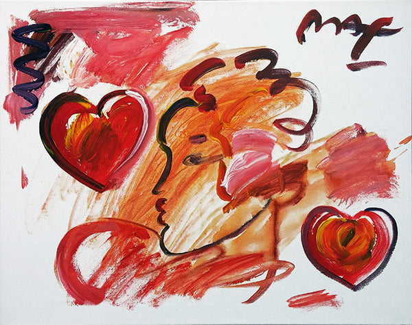 PORTRAIT PROFILE (HEART) BY PETER MAX